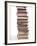 Stack of Old Hardcover Books-null-Framed Photographic Print