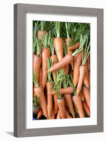 Stack of Orange Carrots-Bjorn Svensson-Framed Photographic Print