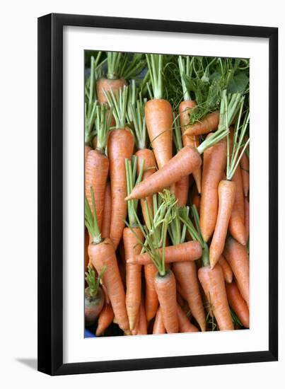Stack of Orange Carrots-Bjorn Svensson-Framed Photographic Print