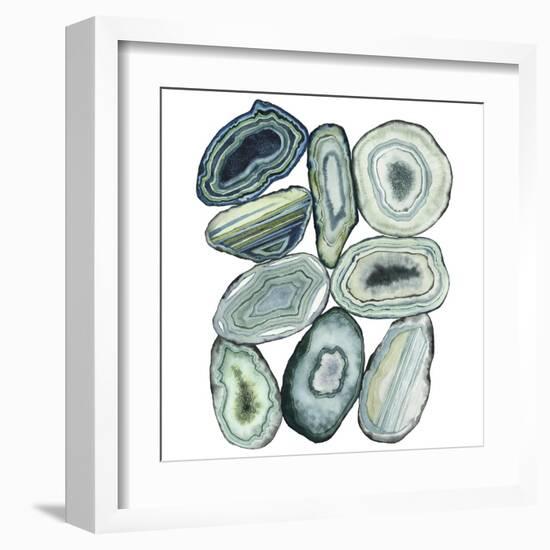 Stacked Agate II-Grace Popp-Framed Art Print