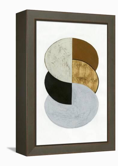 Stacked Coins I-Grace Popp-Framed Stretched Canvas