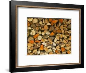Stacked Firewood, Lithuania-Keren Su-Framed Photographic Print