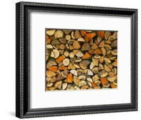 Stacked Firewood, Lithuania-Keren Su-Framed Photographic Print