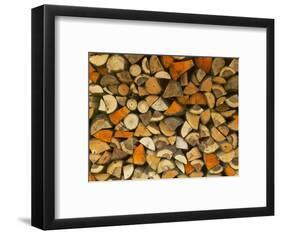 Stacked Firewood, Lithuania-Keren Su-Framed Photographic Print