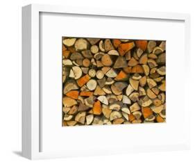Stacked Firewood, Lithuania-Keren Su-Framed Photographic Print