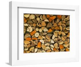 Stacked Firewood, Lithuania-Keren Su-Framed Photographic Print