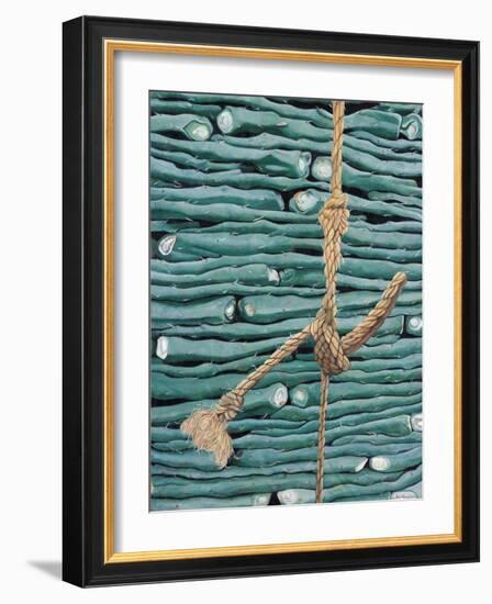 Stacked Nopales, 2002-Pedro Diego Alvarado-Framed Giclee Print