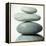 Stacked Pebbles-Cristina-Framed Premier Image Canvas