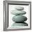 Stacked Pebbles-Cristina-Framed Premium Photographic Print