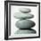 Stacked Pebbles-Cristina-Framed Premium Photographic Print