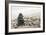 Stacked Sea Stones. Sea on the. Contra Light-Deyan Georgiev-Framed Photographic Print