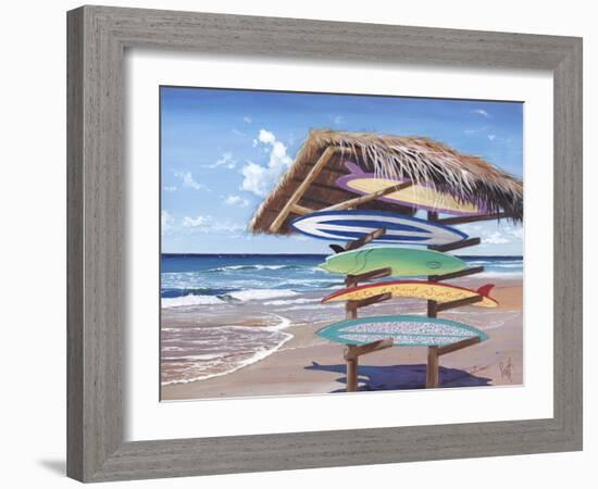 Stacked-Scott Westmoreland-Framed Art Print