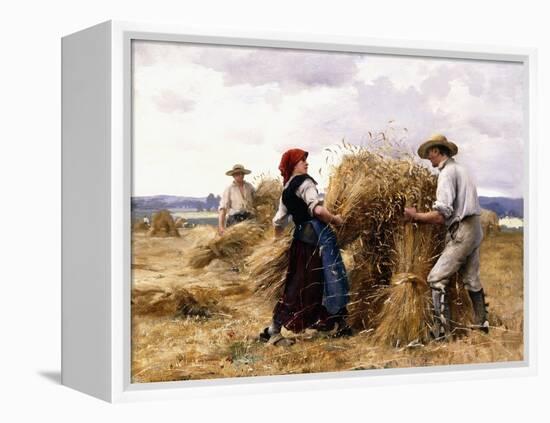 Stacking Hay-Julien Dupre-Framed Premier Image Canvas