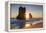 Stacks of Twelve Apostles at Gibson Steps, Port Campbell National Park, Great Ocean Road, Victoria,-Ian Trower-Framed Premier Image Canvas