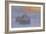 Stacks of Wheat (Sunset, Snow Effect), 1890-91-Claude Monet-Framed Giclee Print