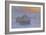 Stacks of Wheat (Sunset, Snow Effect), 1890-91-Claude Monet-Framed Giclee Print