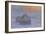 Stacks of Wheat (Sunset, Snow Effect), 1890-91-Claude Monet-Framed Giclee Print