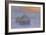 Stacks of Wheat (Sunset, Snow Effect), 1890-91-Claude Monet-Framed Giclee Print