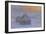 Stacks of Wheat (Sunset, Snow Effect), 1890-91-Claude Monet-Framed Giclee Print