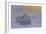 Stacks of Wheat (Sunset, Snow Effect), 1890-91-Claude Monet-Framed Giclee Print