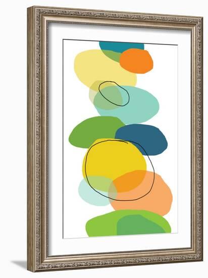 Stacks Two-Jan Weiss-Framed Art Print