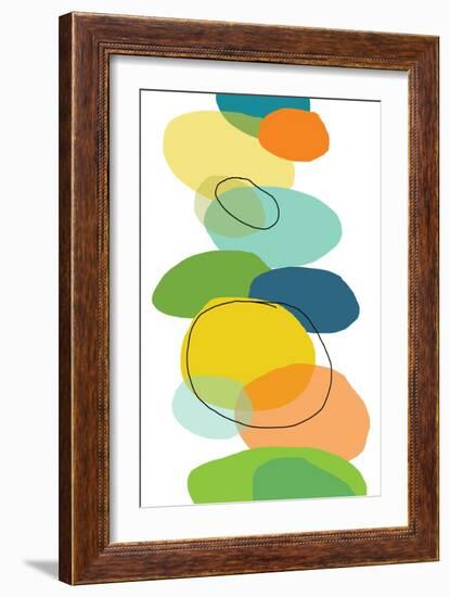 Stacks Two-Jan Weiss-Framed Art Print