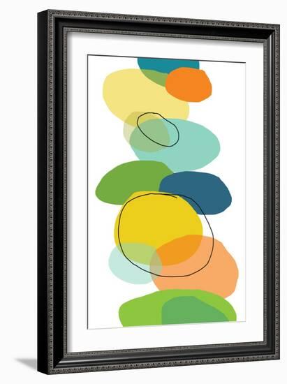 Stacks Two-Jan Weiss-Framed Art Print