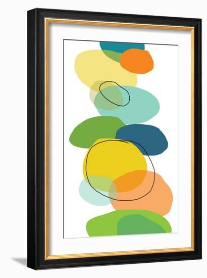 Stacks Two-Jan Weiss-Framed Art Print