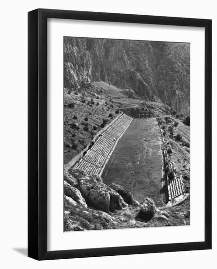 Stadium, Delphi, Greece, 1937-Martin Hurlimann-Framed Giclee Print