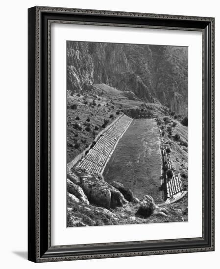 Stadium, Delphi, Greece, 1937-Martin Hurlimann-Framed Giclee Print