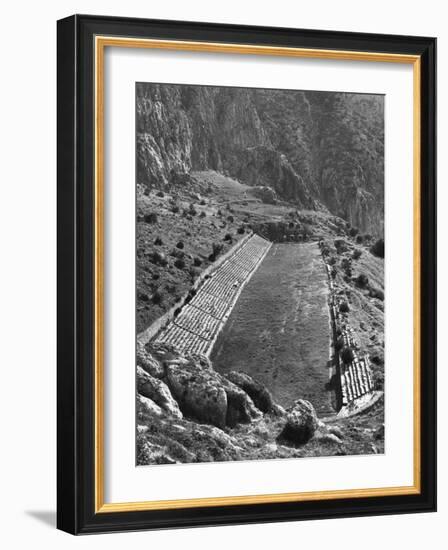 Stadium, Delphi, Greece, 1937-Martin Hurlimann-Framed Giclee Print