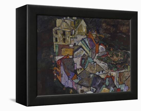 Stadtende III, 1917/1918. (Krumau)-Egon Schiele-Framed Premier Image Canvas