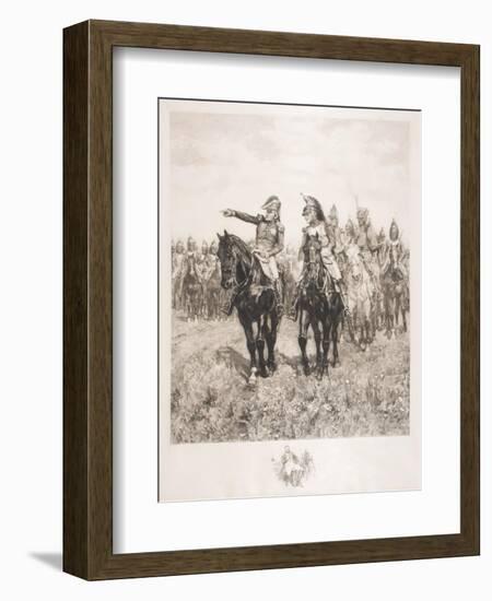 Staff at Austerlitz-Jean-Louis Ernest Meissonier-Framed Giclee Print