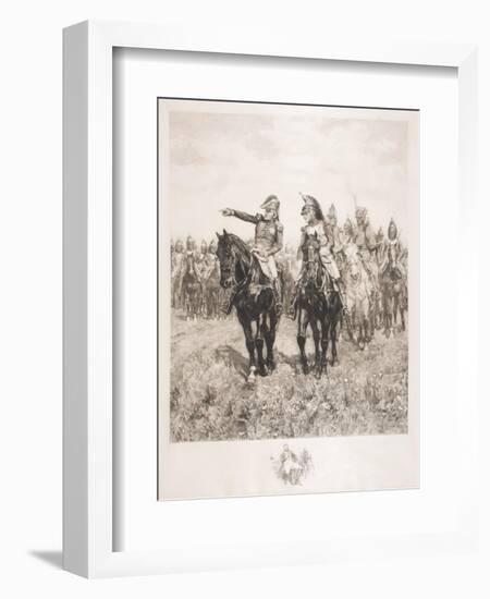 Staff at Austerlitz-Jean-Louis Ernest Meissonier-Framed Giclee Print