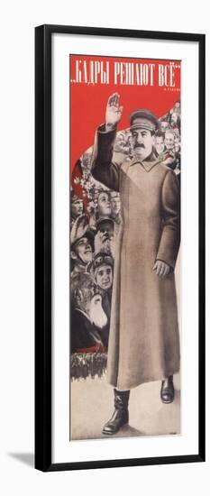 Staff Determine Every Thing, 1935-Gustav Klutsis-Framed Giclee Print