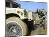 Staff Sergeant Unties a Rope to Tow a Humvee out of the Mud During a Convoy Patrol-Stocktrek Images-Mounted Photographic Print