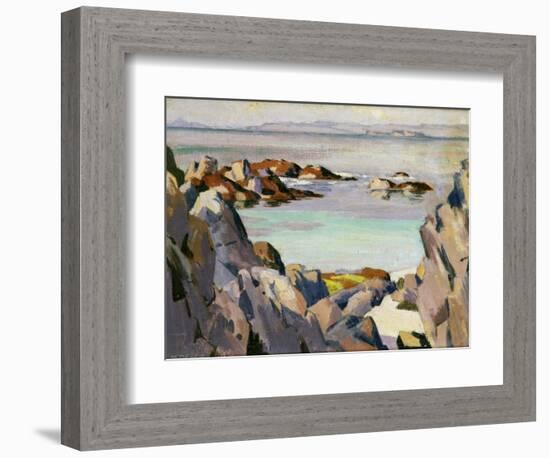 Staffa and Rhum from Iona-Francis Campbell Boileau Cadell-Framed Giclee Print