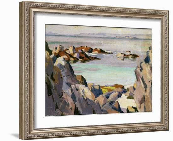 Staffa and Rhum from Iona-Francis Campbell Boileau Cadell-Framed Giclee Print