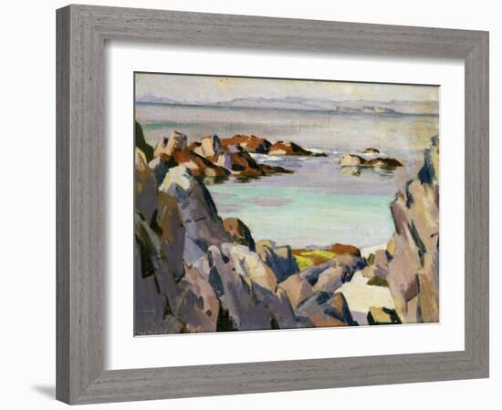 Staffa and Rhum from Iona-Francis Campbell Boileau Cadell-Framed Giclee Print