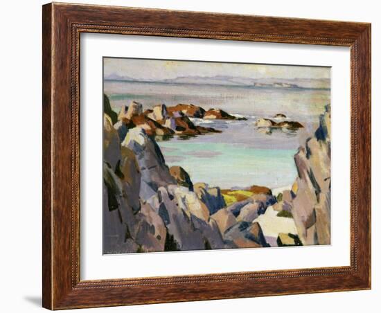 Staffa and Rhum from Iona-Francis Campbell Boileau Cadell-Framed Giclee Print