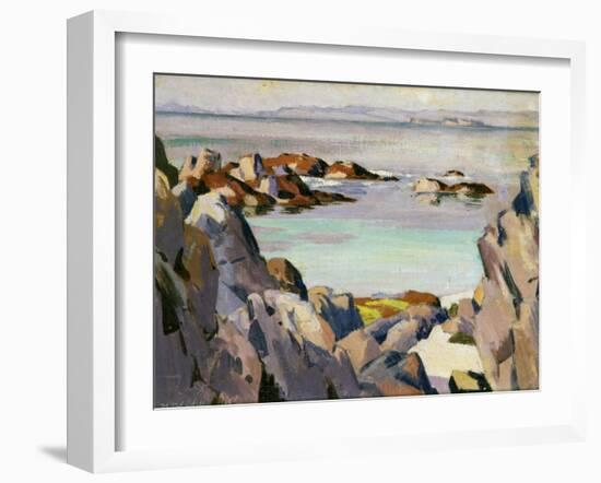 Staffa and Rhum from Iona-Francis Campbell Boileau Cadell-Framed Giclee Print