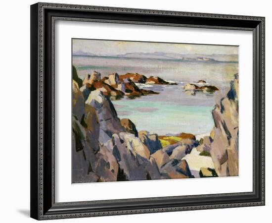 Staffa and Rhum from Iona-Francis Campbell Boileau Cadell-Framed Giclee Print