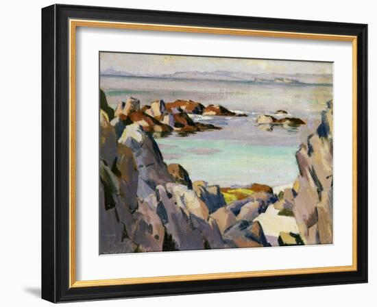 Staffa and Rhum from Iona-Francis Campbell Boileau Cadell-Framed Giclee Print