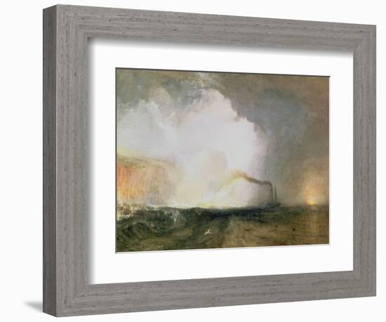Staffa, Fingal's Cave, 1832-J. M. W. Turner-Framed Giclee Print