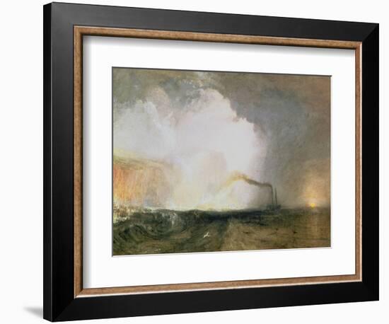 Staffa, Fingal's Cave, 1832-J. M. W. Turner-Framed Giclee Print