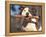 Staffordshire Bull Terrier Carrying Stick in Its Mouth-Adriano Bacchella-Framed Premier Image Canvas