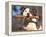 Staffordshire Bull Terrier Carrying Stick in Its Mouth-Adriano Bacchella-Framed Premier Image Canvas