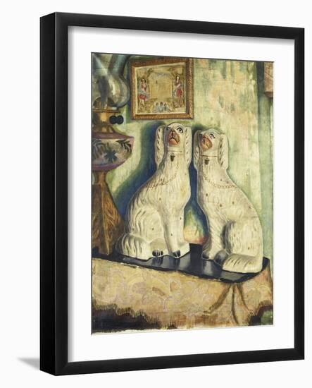 Staffordshire Dogs-Dora Carrington-Framed Giclee Print