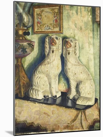 Staffordshire Dogs-Dora Carrington-Mounted Giclee Print
