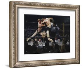 Stag at Sharkey’s, 1909-George Bellows-Framed Art Print